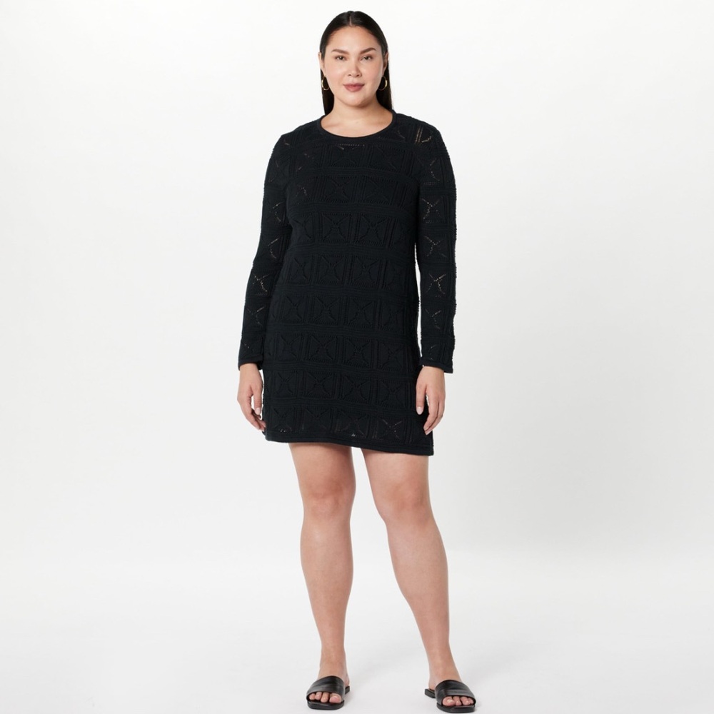 9.) The Drop Chic Black Mini Dress for Women